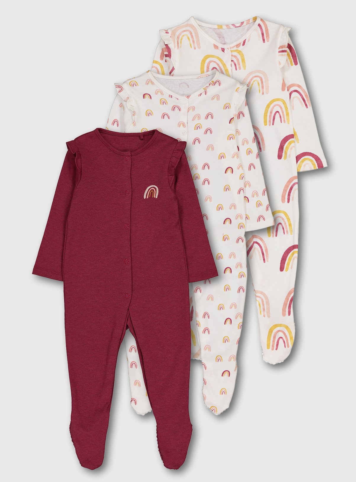 next rainbow sleepsuit